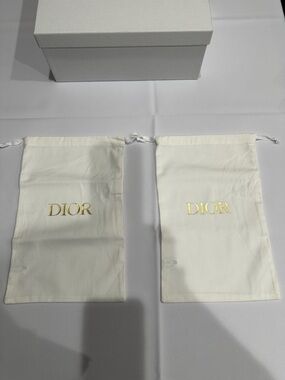 Christian Dior shoe storage dust bags bundle of 2